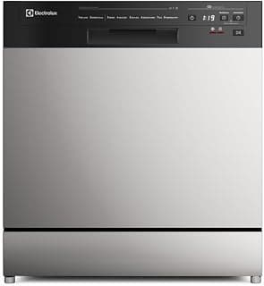 Lava-Louças Electrolux 8 Serviços Inox com Programa Lava e Seca 50min 127v LS08E