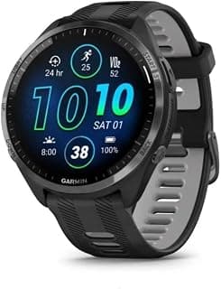 Garmin Relógio Forerunner 965 Preto 47mm com Monitor Cardíaco de Pulso e GPS