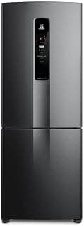 Geladeira Electrolux Frost Free 490L Efficient com AutoSense Inverse Black Inox Look (IB7B) 127 V