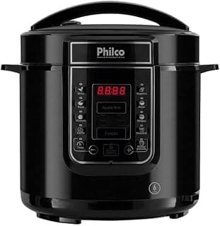 Panela de pressão, Digital inox Ppp01p, 6L, Preto, 110v, Philco