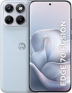 Smartphone Motorola Edge 70 Fusion 5G - 256GB 24GB (8GB RAM + 16GB RAM Boost), camera 50MP Sony Lytia 710, Tela 1.5K extreme Amoled 144hz - Branco