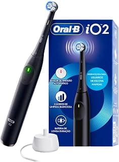 ORAL-B Escova de Dente Elétrica iO2, Sensor de Pressão, Cabeça Redonda